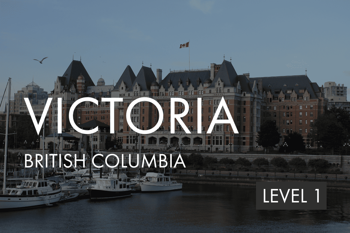 Level 1 Victoria, Canada March 22 & 23, 2025 (HC 2024) ART